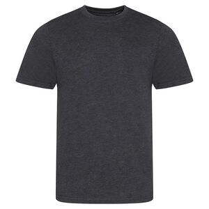 AWDis Mens Tri Blend T Shirt / Heather Charcoal